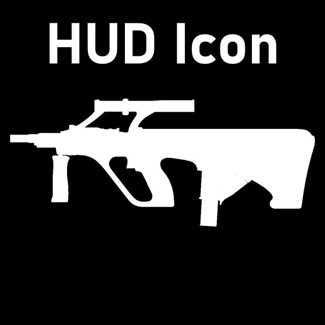 AUG 9mm HUD Icon (MP5)