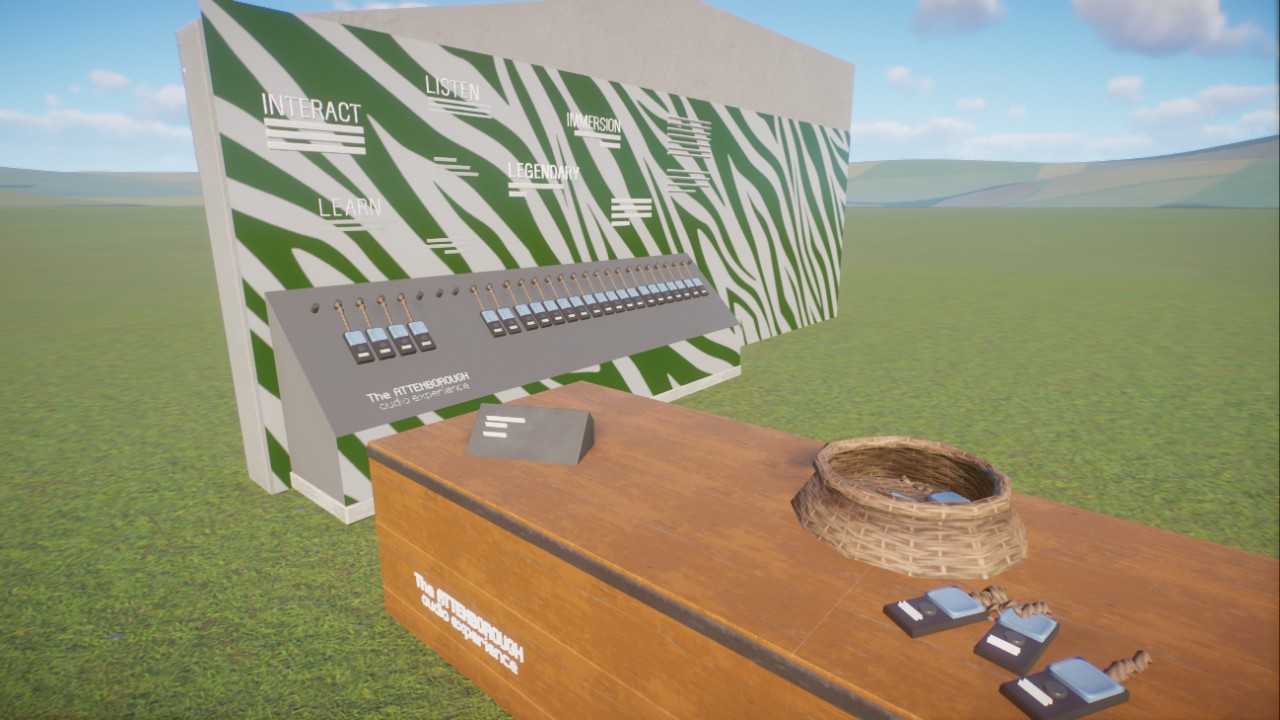 The David Attenborough Audio Experience - collection point