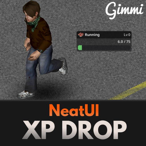 Neat XP Drop (Fixed) – Project Zomboid Mod