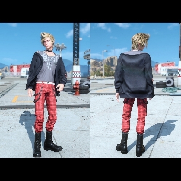 DISSIDIA DUELLUM Prompto Outfit preview