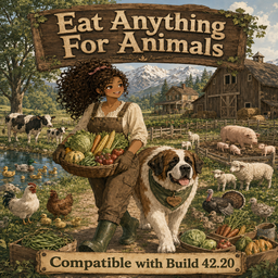 Yumi's Eat Anything For Animals <3 – Project Zomboid Mod
