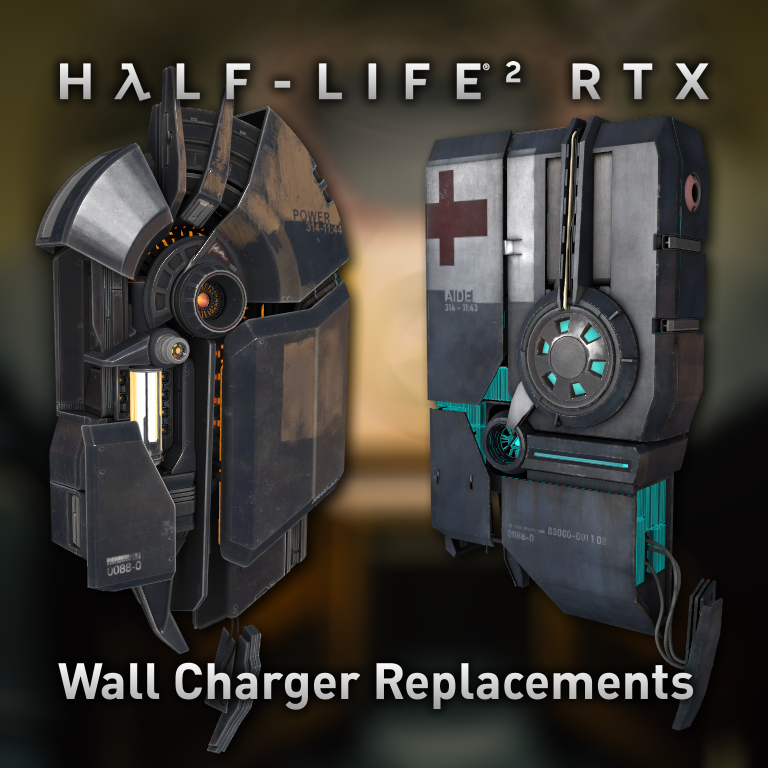 HL2: RTX Health & Suit Wall Chargers