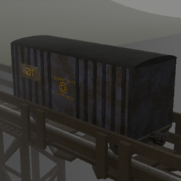 Narrow Gauge Boxcart (Ralph's Deep Mining Co.)