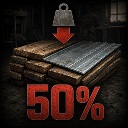 Metal, Wood & Stone Materials - 50% Weight – Project Zomboid Mod