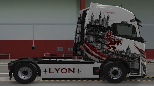 Volvo FH6 theme Lyon et Guignol