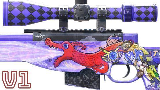 AWP | DOODLE LORE (blue v1) UPDATED 26