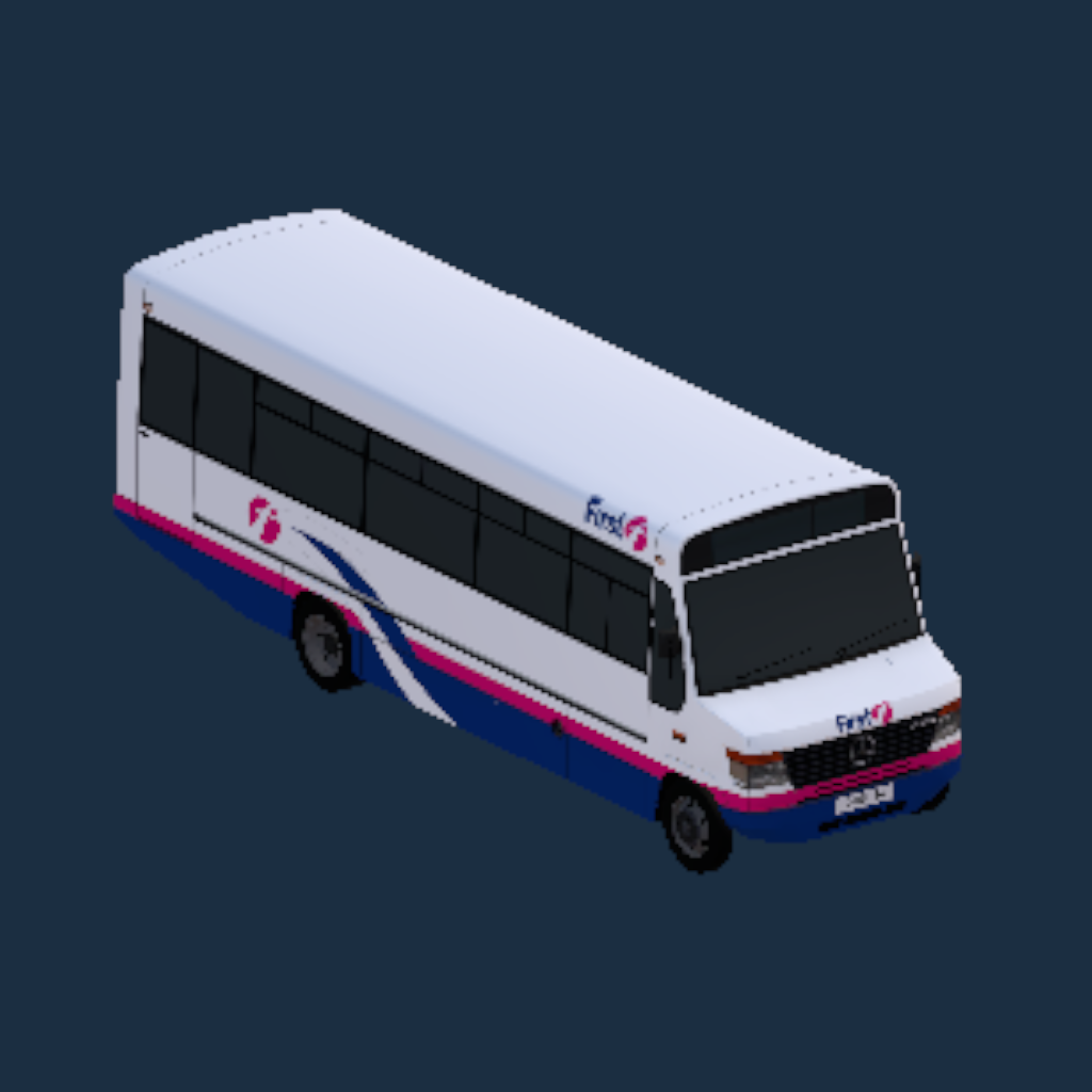 Mercedes-Benz O814D Plaxton Beaver 2 8.5m First Barbie 1 Branded