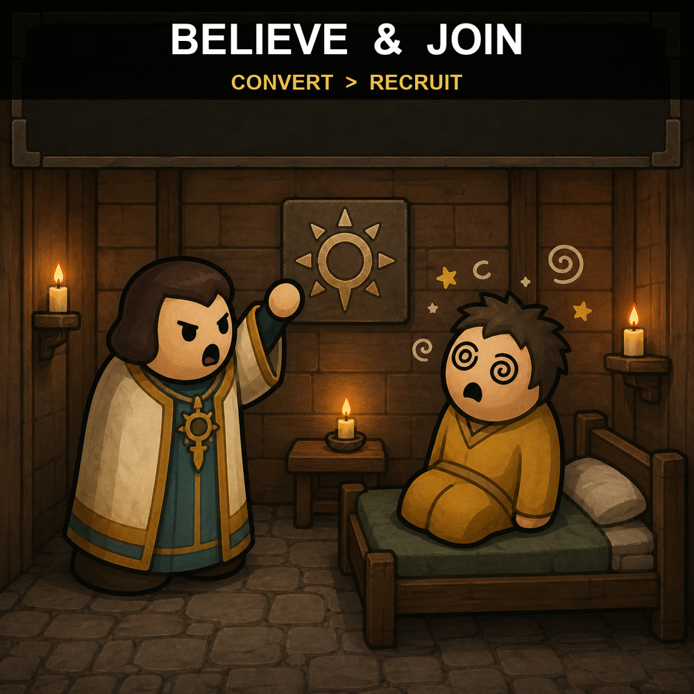 Believe & Join — Convert > Recruit