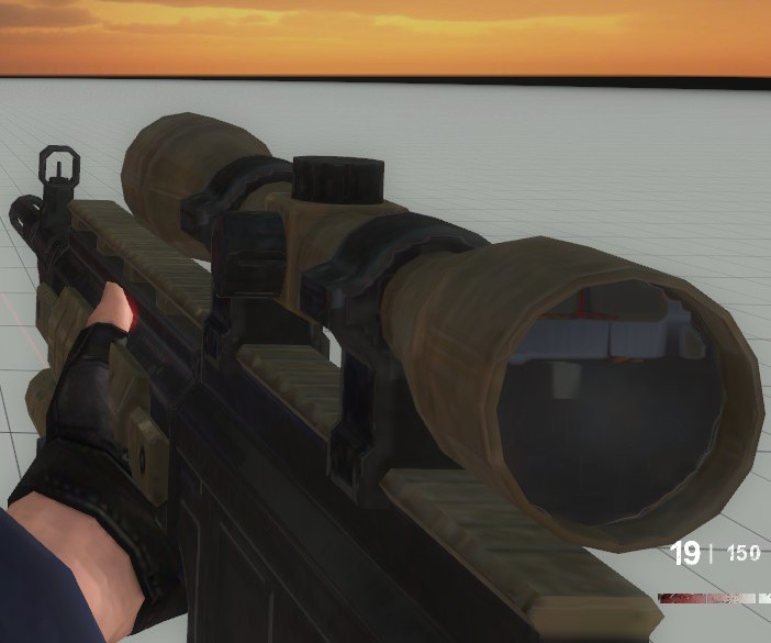 RE6 Semi Auto-Sniper on L4d1 Anims