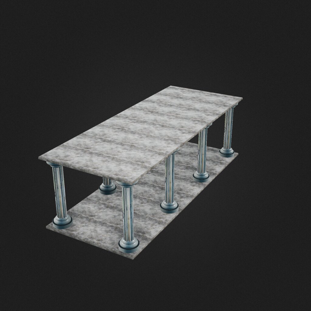 8 roman columns floor ceiling