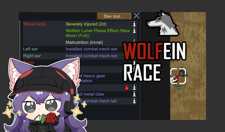 Hide Wolfein Robotic Bodyparts