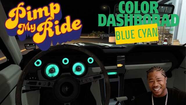 Color Dashboard - ALL FORD - BLUE CYAN Edition preview