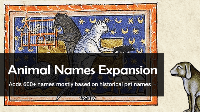 Animal Names Expansion