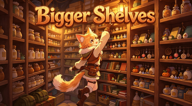 Bigger Shelves