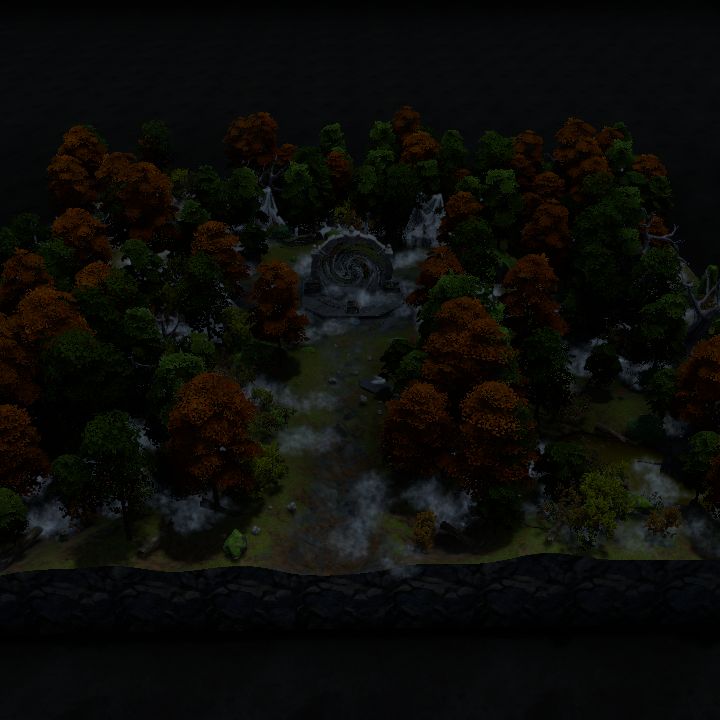 Portal in Dark Woods
