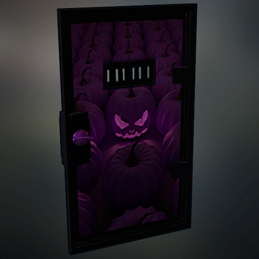 Pumpkin Party Armored Door Glow Detailed no sun