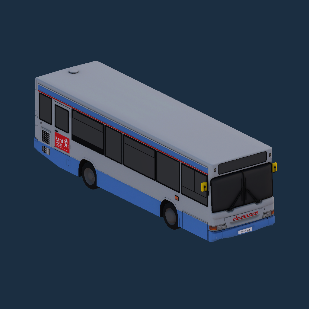 Dennis Dart MPD 8.8m Nu-Venture Grey & Blue (with KCC Logo)