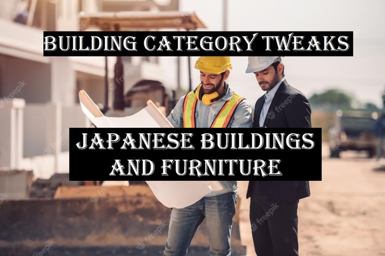 Buildings Category Tweaks - Japanese