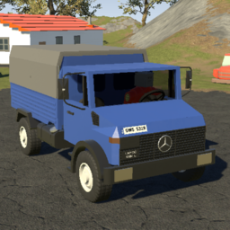 Mercedes-Benz Unimog U 1300L (soft-top flatbed)