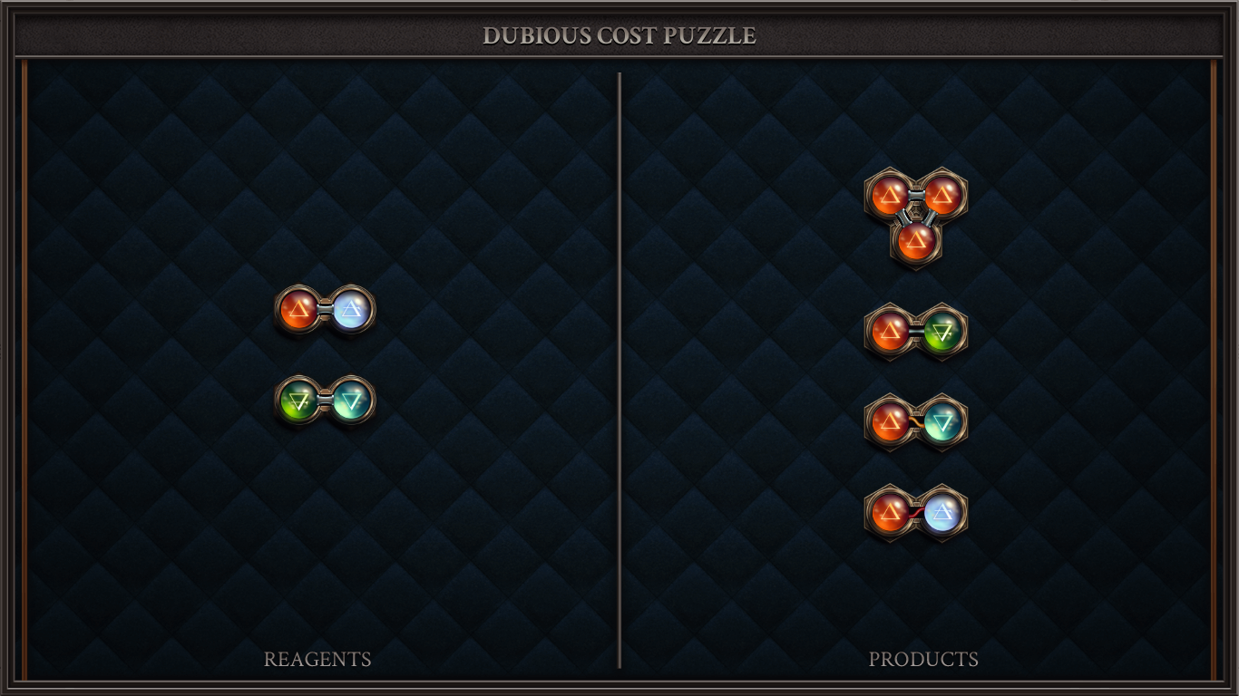 DUBIOUS COST PUZZLE
