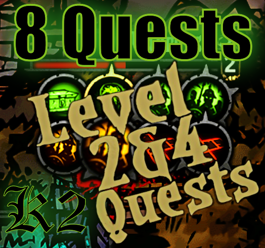 8 Quest / Dungeon - For Level 2 & 4 Quest
