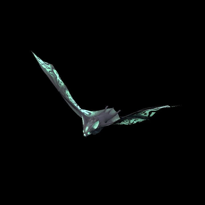 Bat with Markings {Animated}
