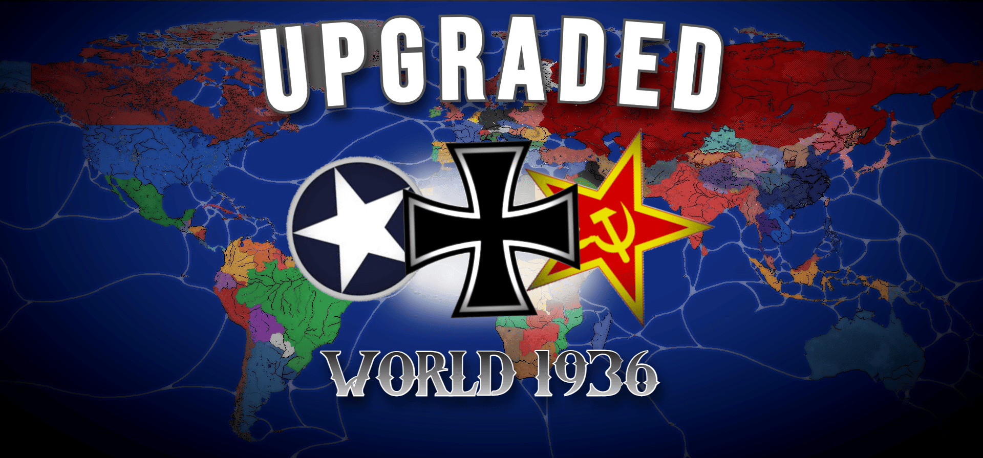 1936 World Map Upgraded