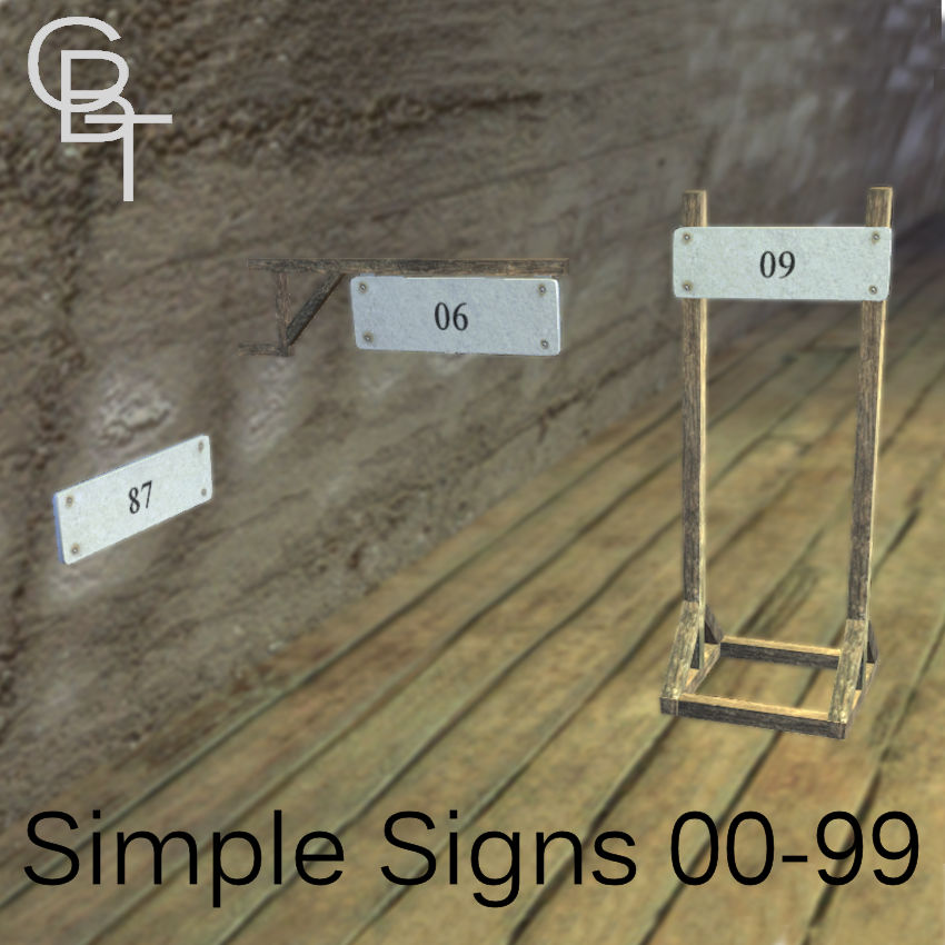 Simple Signs 00-99