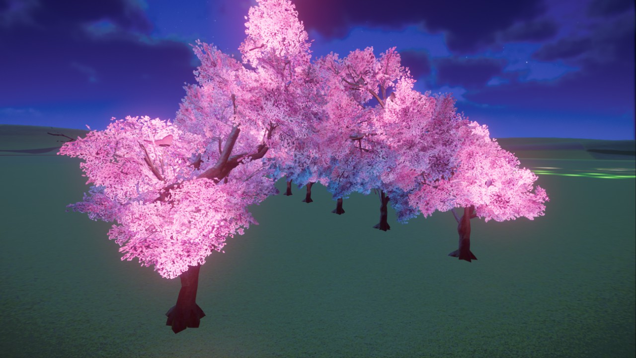 Blossom Tree Arch Walkway