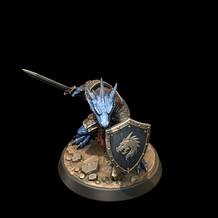 Blue Kobold Warrior