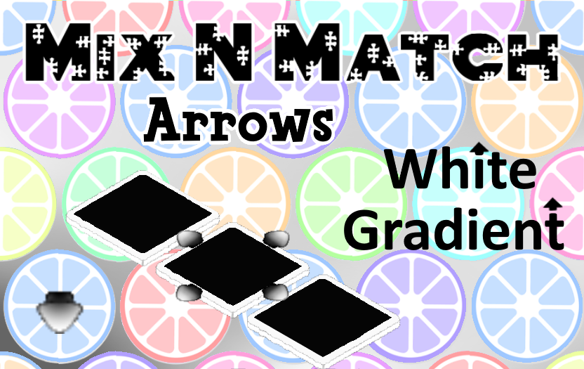 MixN'Match Arrows White Gradient OJ