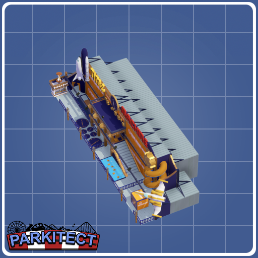 Kirmes Funhouse Time Machine (Funfair Funhouse)