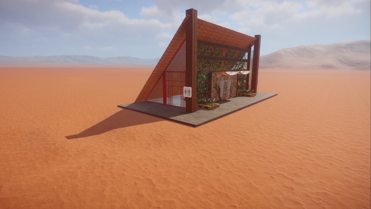 Modern Beach Toilets
