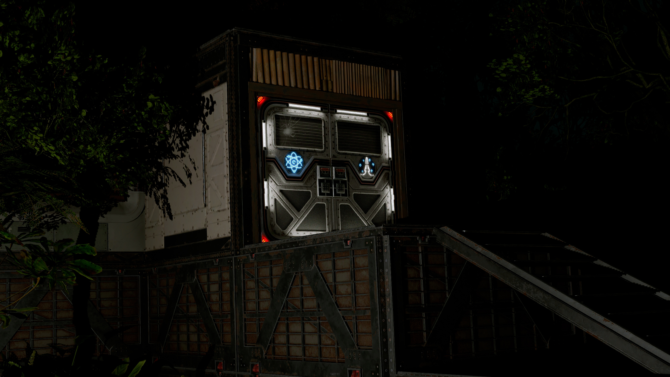 Space Base Sheet Metal Double Door