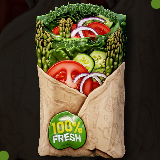 Fresh Vegetables Sleeping Bag v.2 (Transparent)