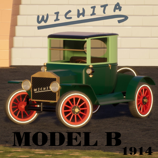 Wichita model B 1914 coupe hard top