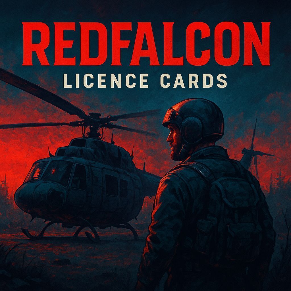 RedFalcon Licence Cards