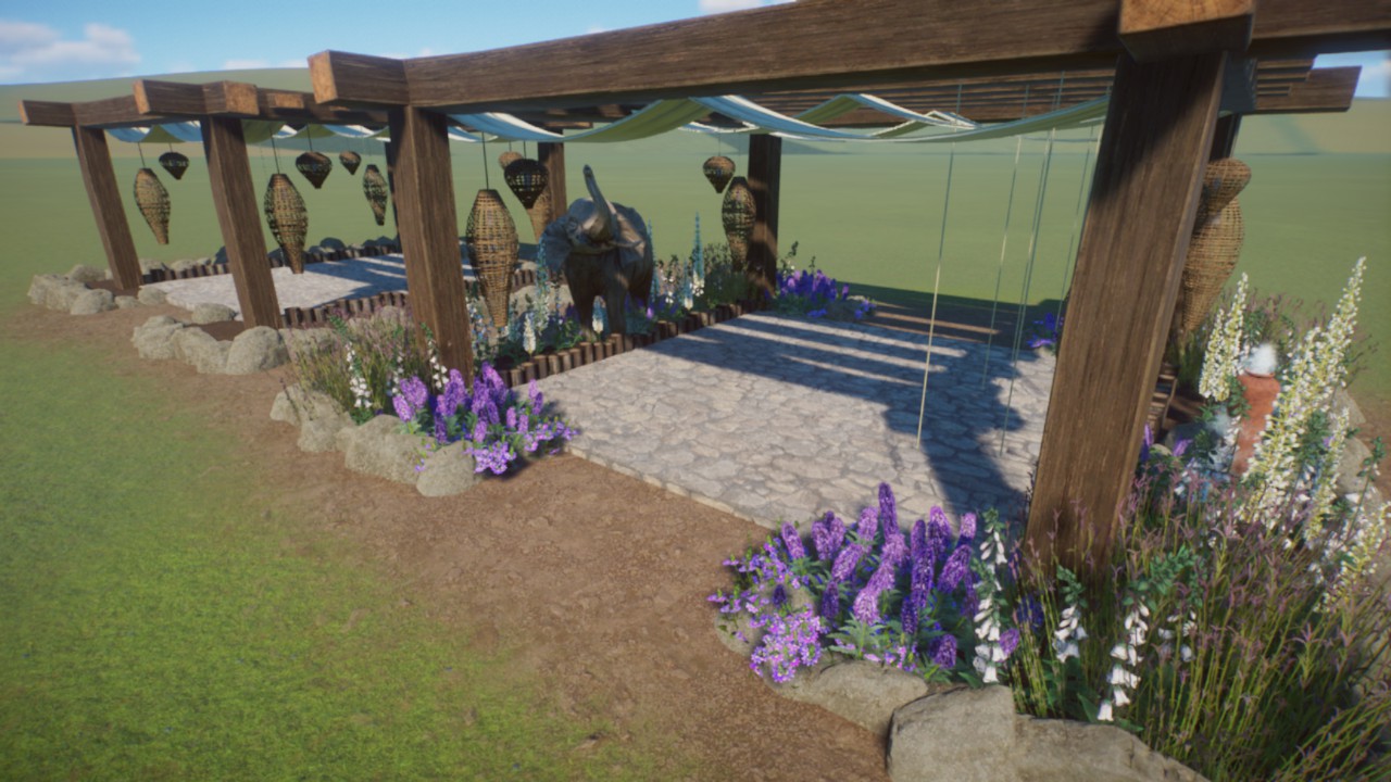 Pergola Resting Area