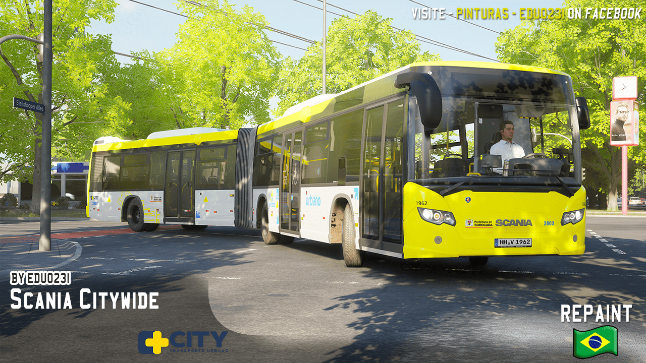 City Sorocaba | Scania Citywide 18m3d | Version V1.0