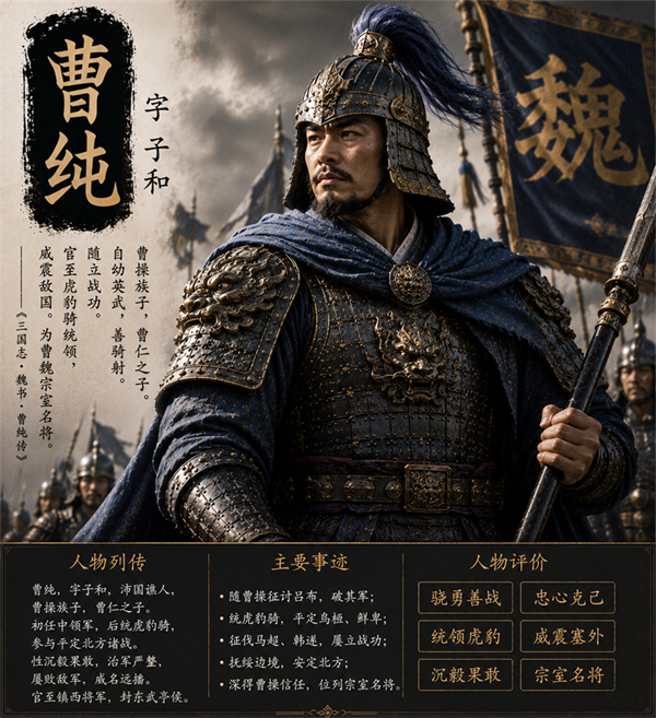 三国演义·虎豹骑统领曹纯