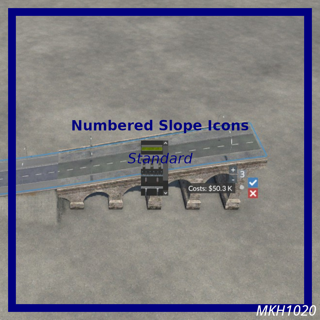 Numbered Slope Icons