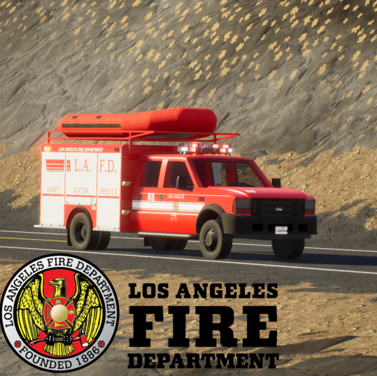 Ford F-450 - LAFD - | Los Angeles Fire Department | - Swift Water Rescue 88 - 21173