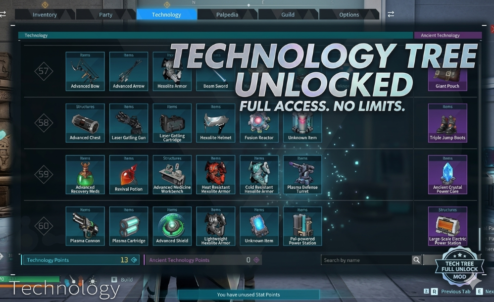 Technology Tree Unlock