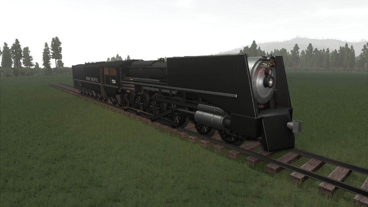 Union Pacific 4-8-4 Locomotive 734