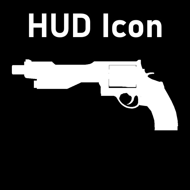 Resident Evil 4 - Handcannon HUD Icon (Magnum)
