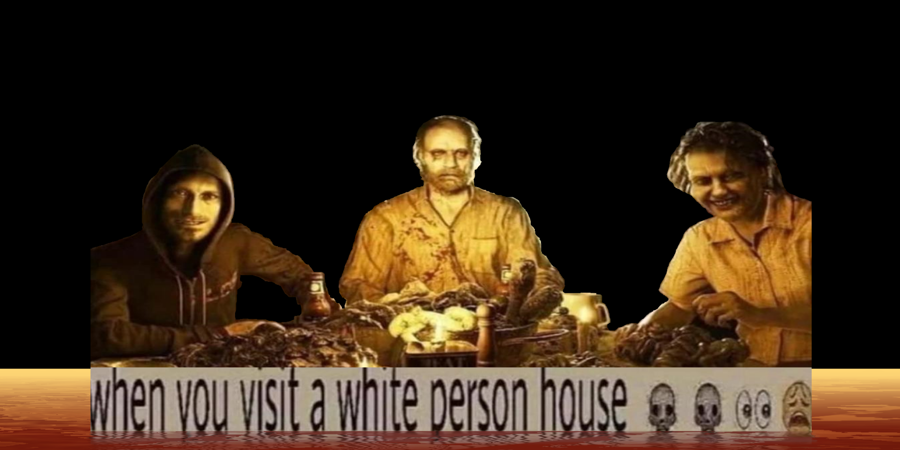 when you play on a white person worms map