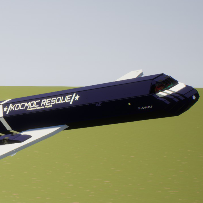 Softbody AIR LINER Tu-154M P2F Kosmos Resque