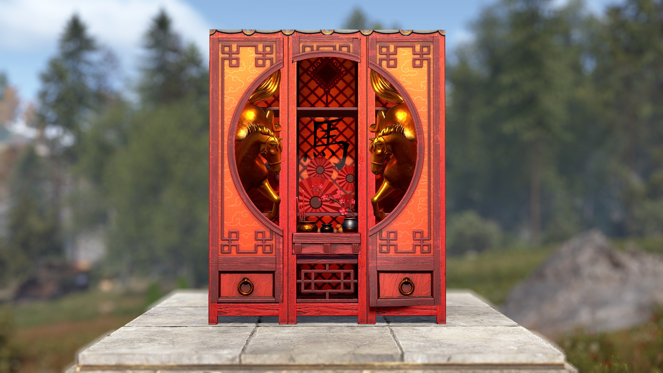 Lunar Horse Shrine Locker thumbnail 4