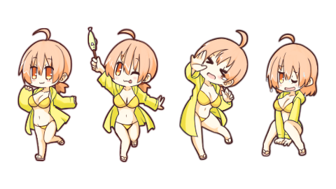 Brighter Yellow Recolour - Saki Swimsuit