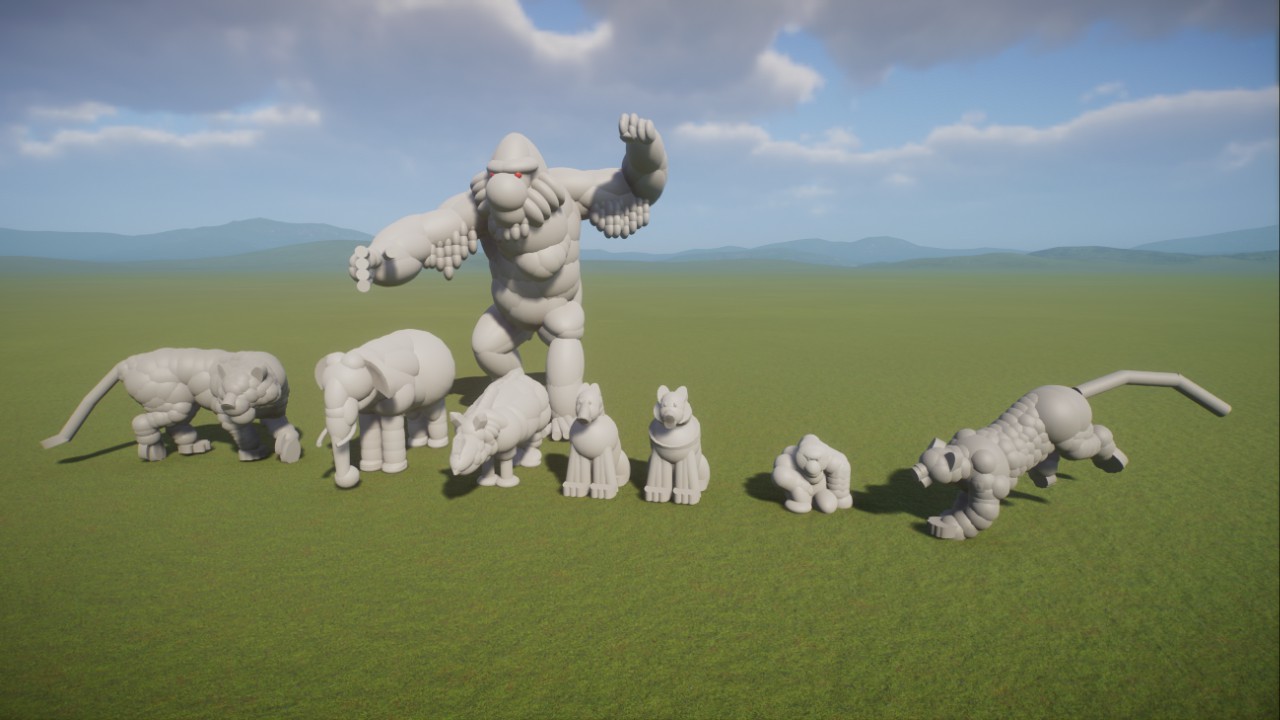 Samudra - Asian Animal Statue Pack